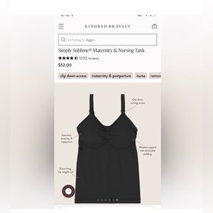 NWT kindred bravely nursing tank